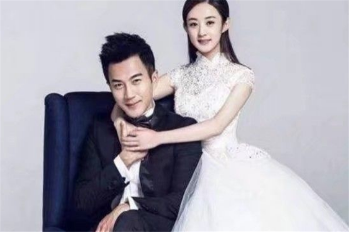 赵丽颖的"结婚照",第四个最好看,第五个最配