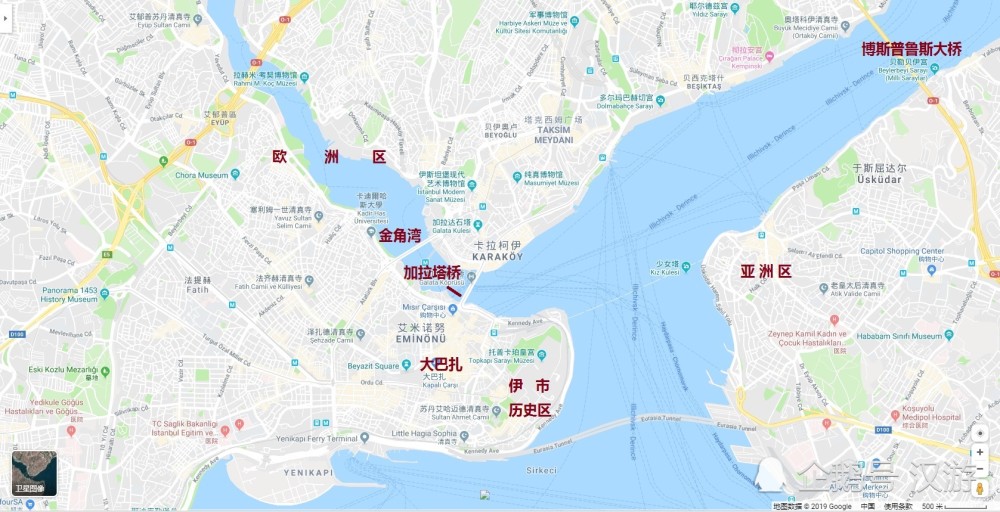 中东行 伊斯坦布尔海峡与金角湾像不像武汉核心区的三