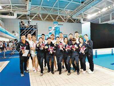 第二届全国青年运动会跳水项目,陕西队夺得五金