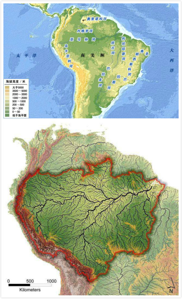 全长约4640千米,流域面积约370万平方千米,河口平均径流量4.