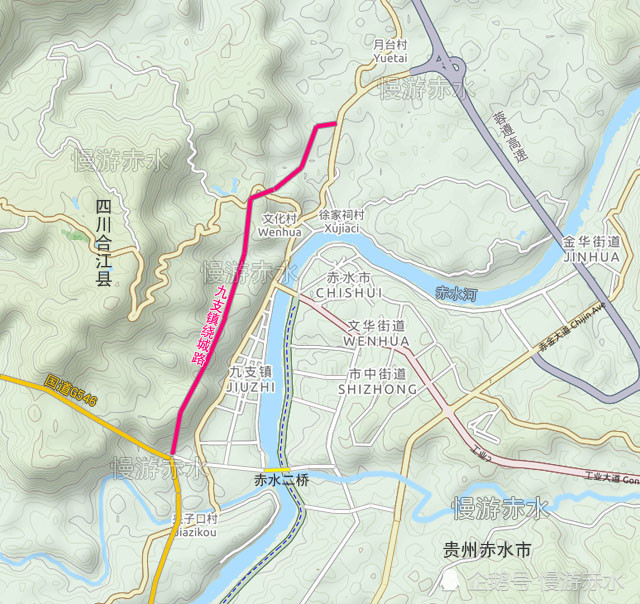 四川泸州合江的九支将修绕城路,未来连接川黔的赤水大桥不再拥堵