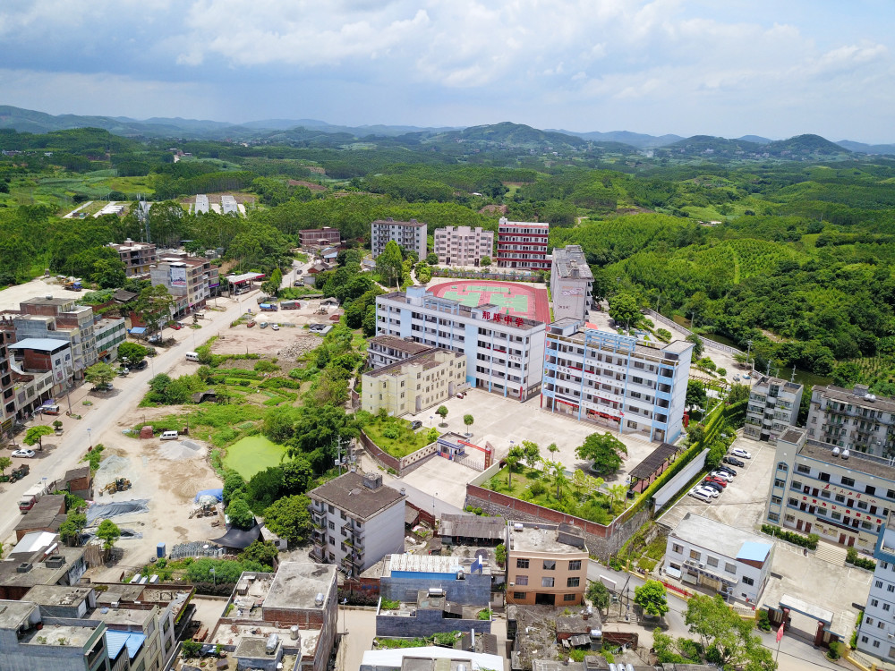 航拍广西乡镇系列之南宁良庆区那陈镇实景