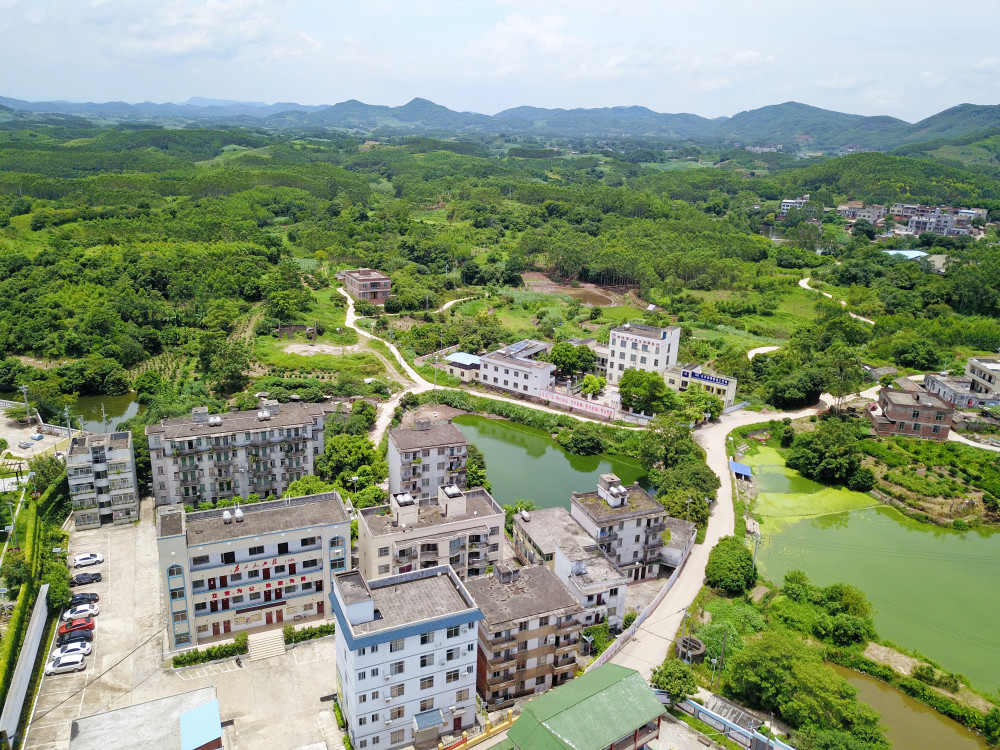 航拍广西乡镇系列之南宁良庆区那陈镇实景