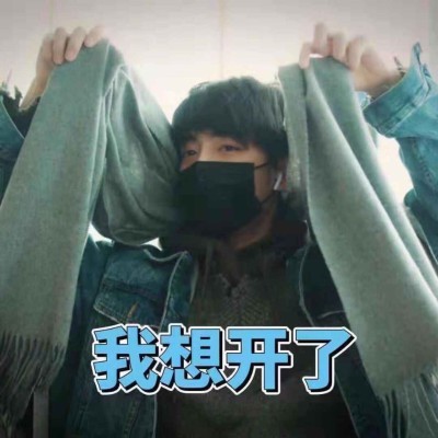 肖战高清无水印表情包:我想开了