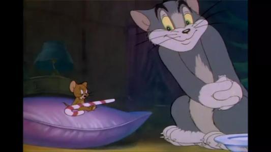 猫和老鼠:汤姆给了杰瑞一个棒棒糖,但是杰瑞却阻止汤姆喝牛奶!