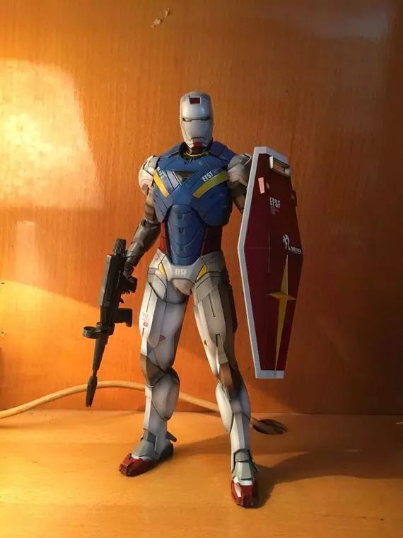 模玩控:rx78高达配色ht钢铁侠mk6