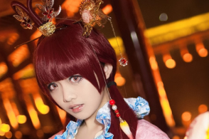 《魔笛magi》练红玉cos欣赏,温婉可人的古典美少女,秀美绝伦