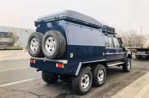 6x6 超级猛兽—丰田lc79 6x6 皮卡悍将 实拍现车