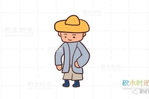 人物简笔画大全:画农民简笔画