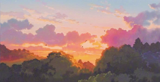 宫崎骏动漫背景图:热爱可抵岁月漫长