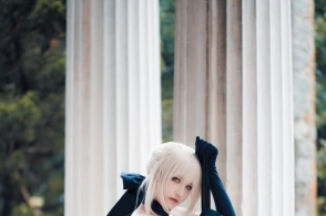 cosplay:黑saber@二宫家的橘子