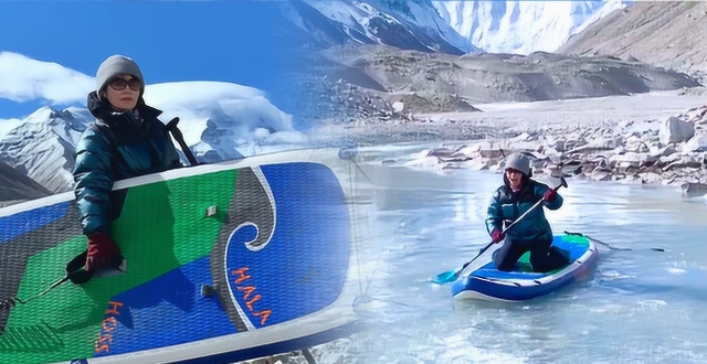 珠峰Vlog丨珠峰大本营划船？他们挑战世界海拔最高的水上运动