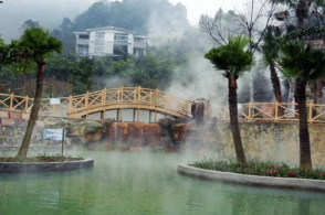 可以免费泡温泉的景区,位于重庆开州区的温泉镇