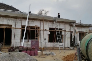 行走甘肃庆阳乡村,发现模型罐罐房,建房速度快价格便宜_2