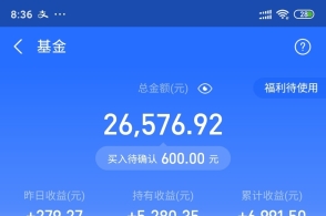 支付宝和微信基金收益率均超过20%