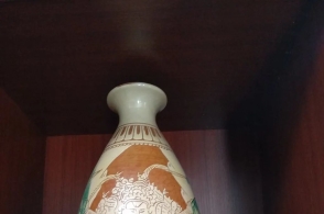 在泉阳镇民俗博物馆拍到的界首彩陶