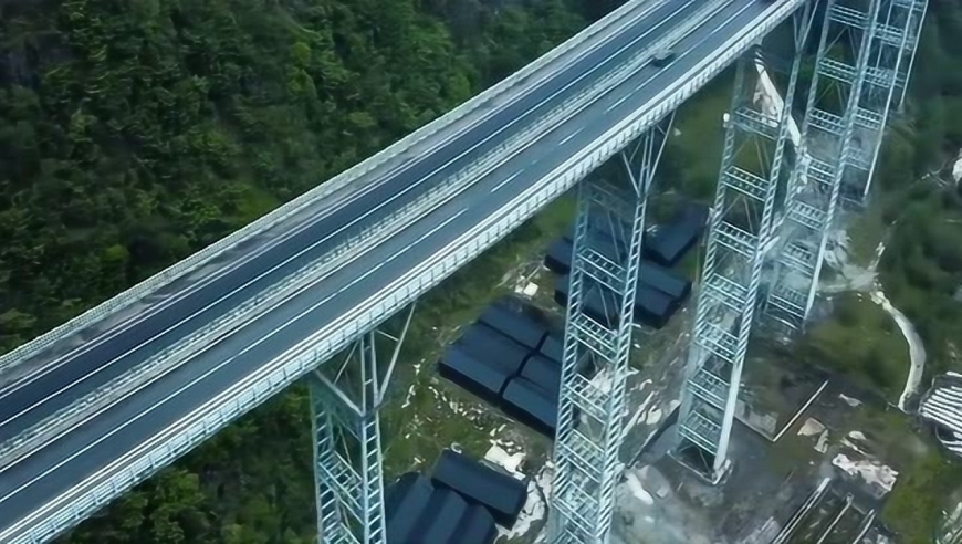 中国最壮观的桥,雅西高速干海子特大桥,纯钢建成,世界第一