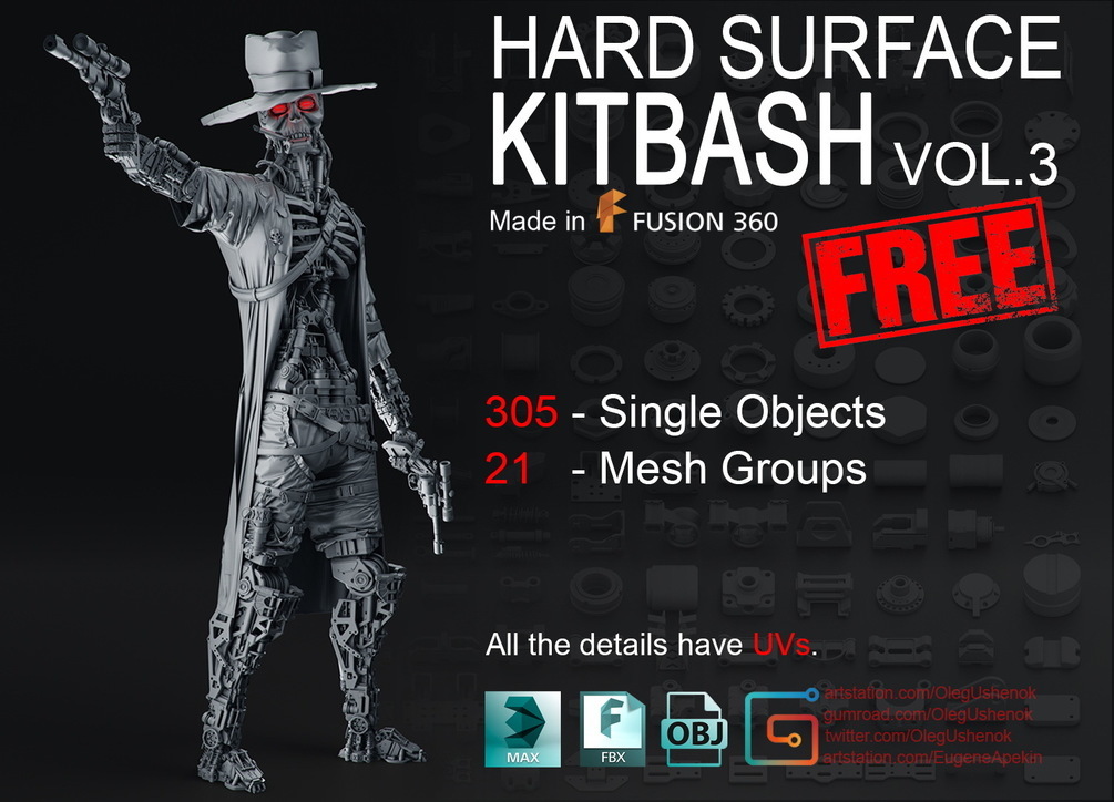 硬表面 Kitbash Vol.3