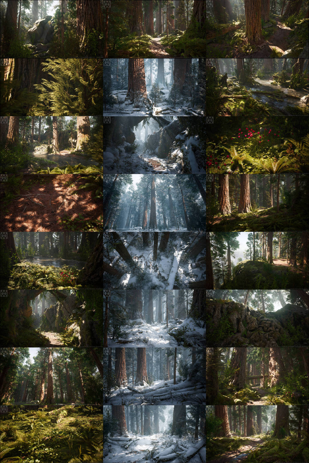 [UE4 4.20] Redwood Forest Collection 红木森林合集