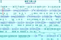 歌曲梨花飞情人泪的动态示范演奏简谱