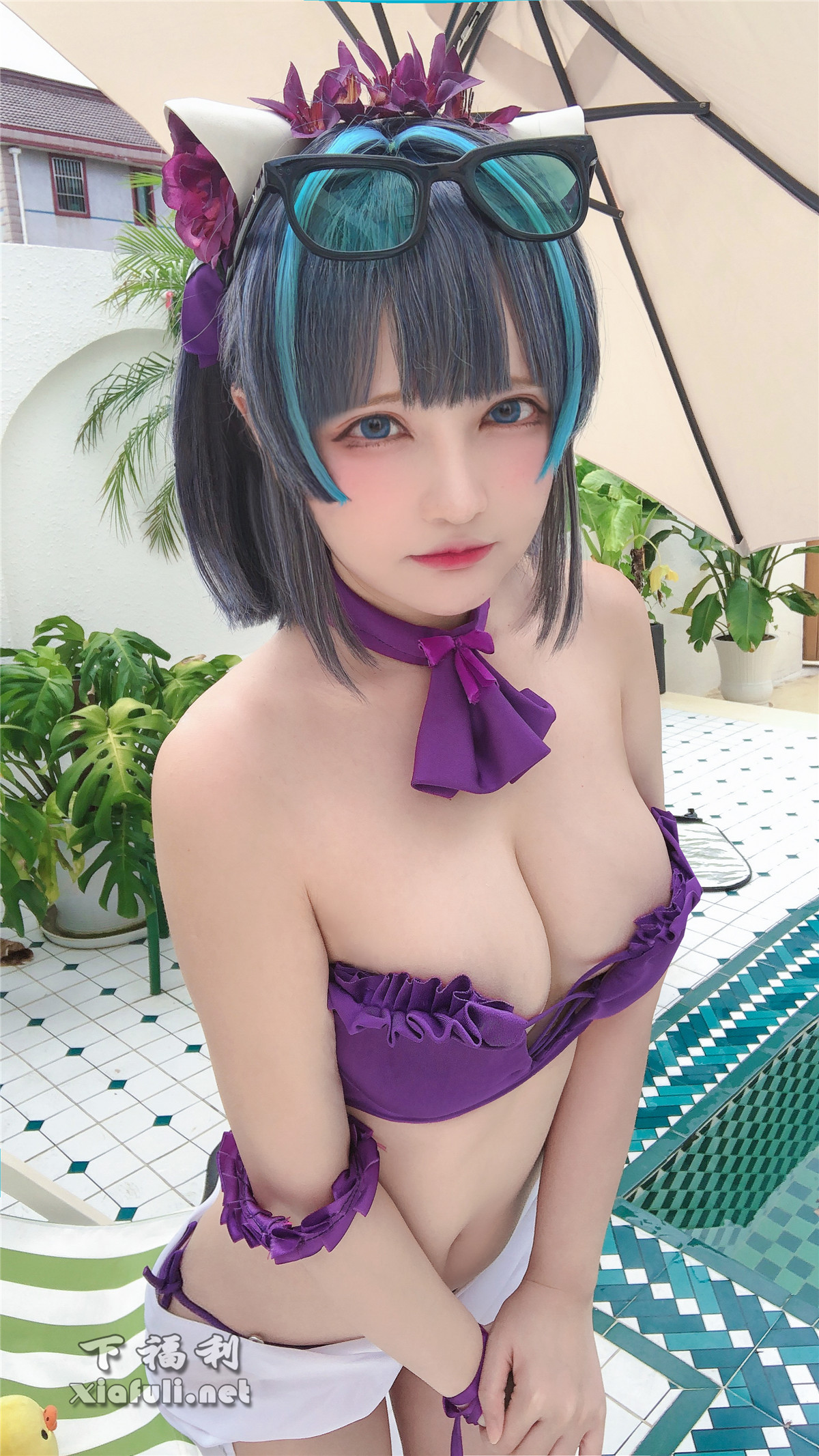 超人气COSER@千夜未来 柴郡电子 [32P-112MB]