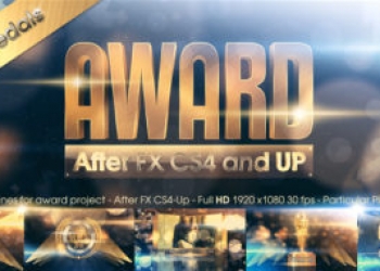 年费VIP专享11933大气金色颁奖典礼年会颁奖晚会视频全套视频包装AE模版，Golden Award