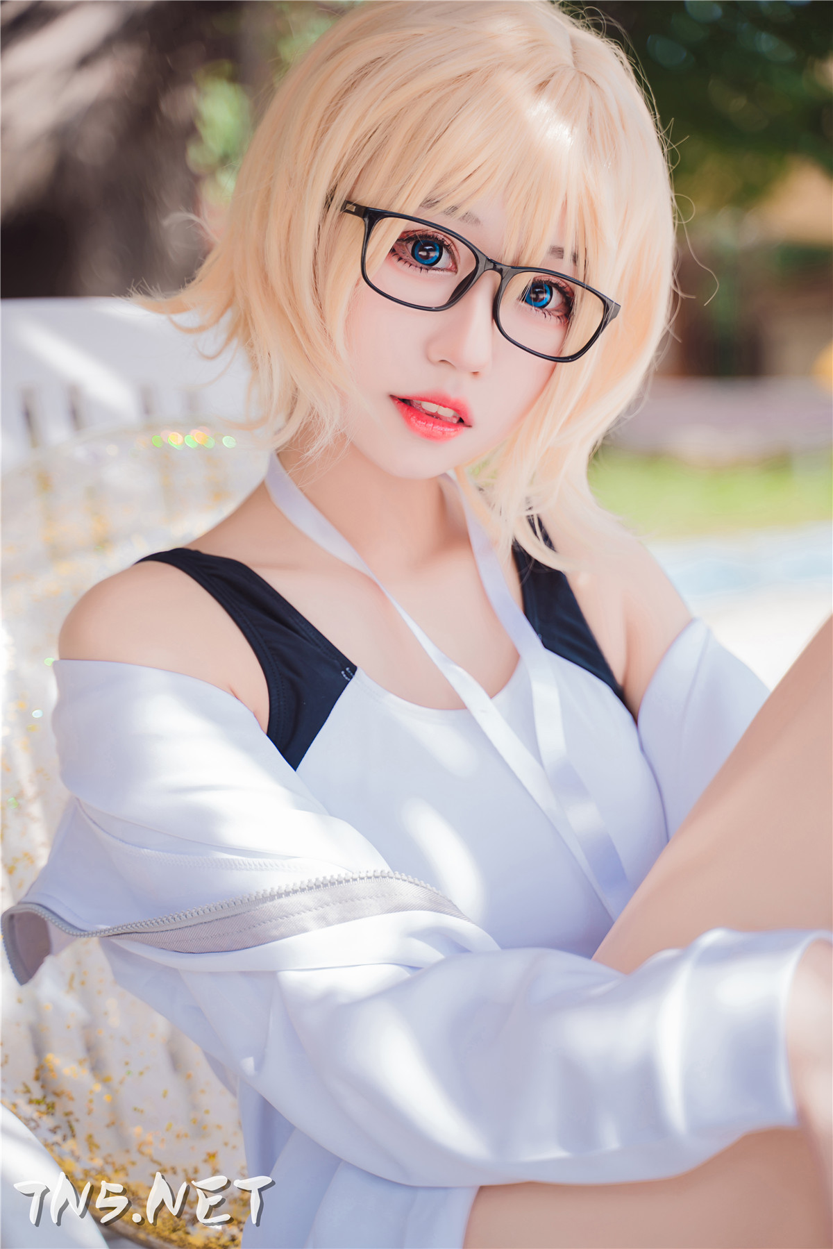 猫君君_MaoJun - 贞德竞技泳装[46P-604MB]