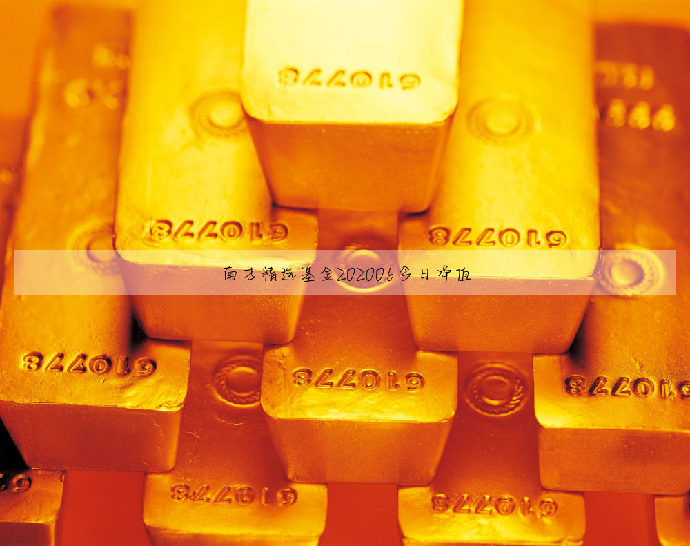 南方精选基金202006今日净值