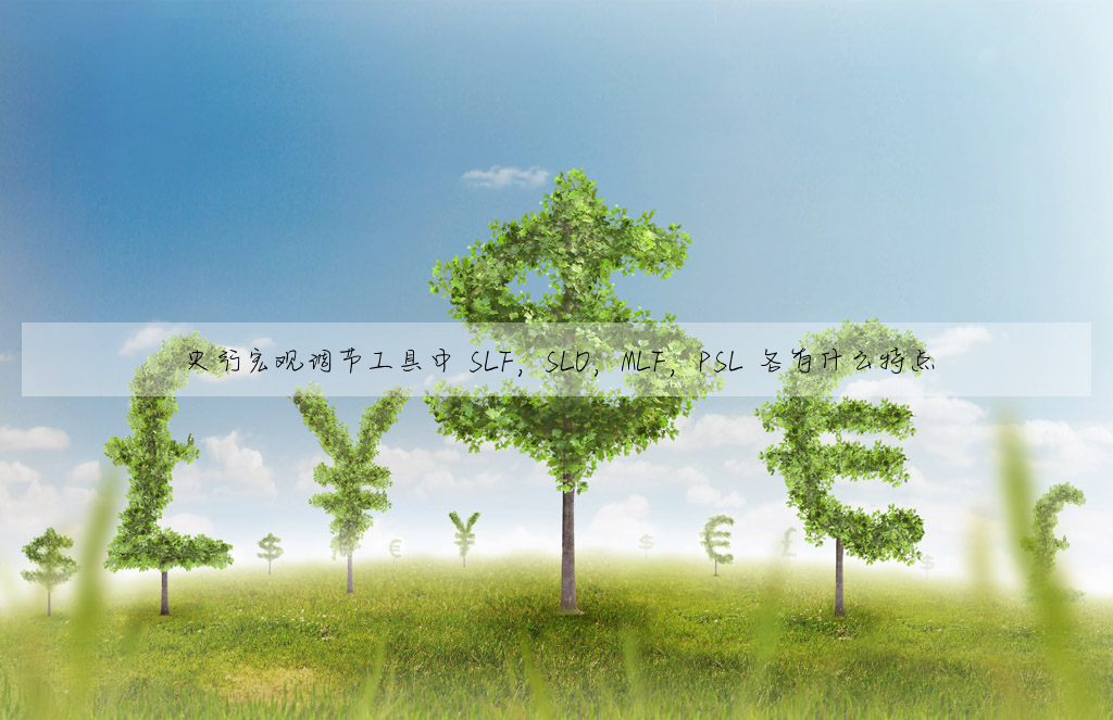 央行宏观调节工具中 SLF,SLO,MLF,PSL 各有什么特点