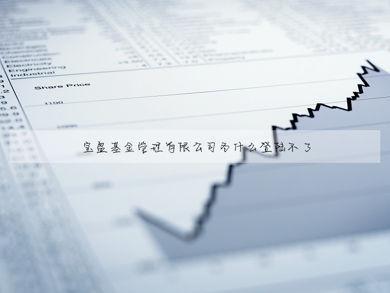 宝盈基金管理有限公司为什么登陆不了