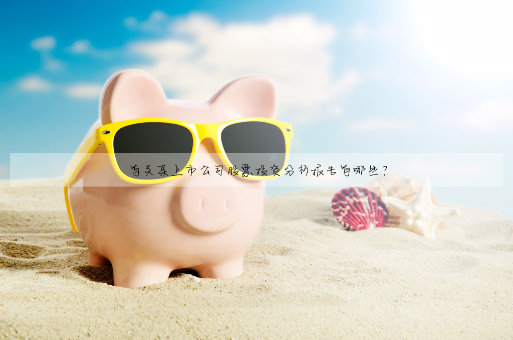 有关某上市公司股票投资分析报告有哪些?