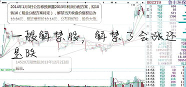 一般解禁股,解禁了会涨还是跌