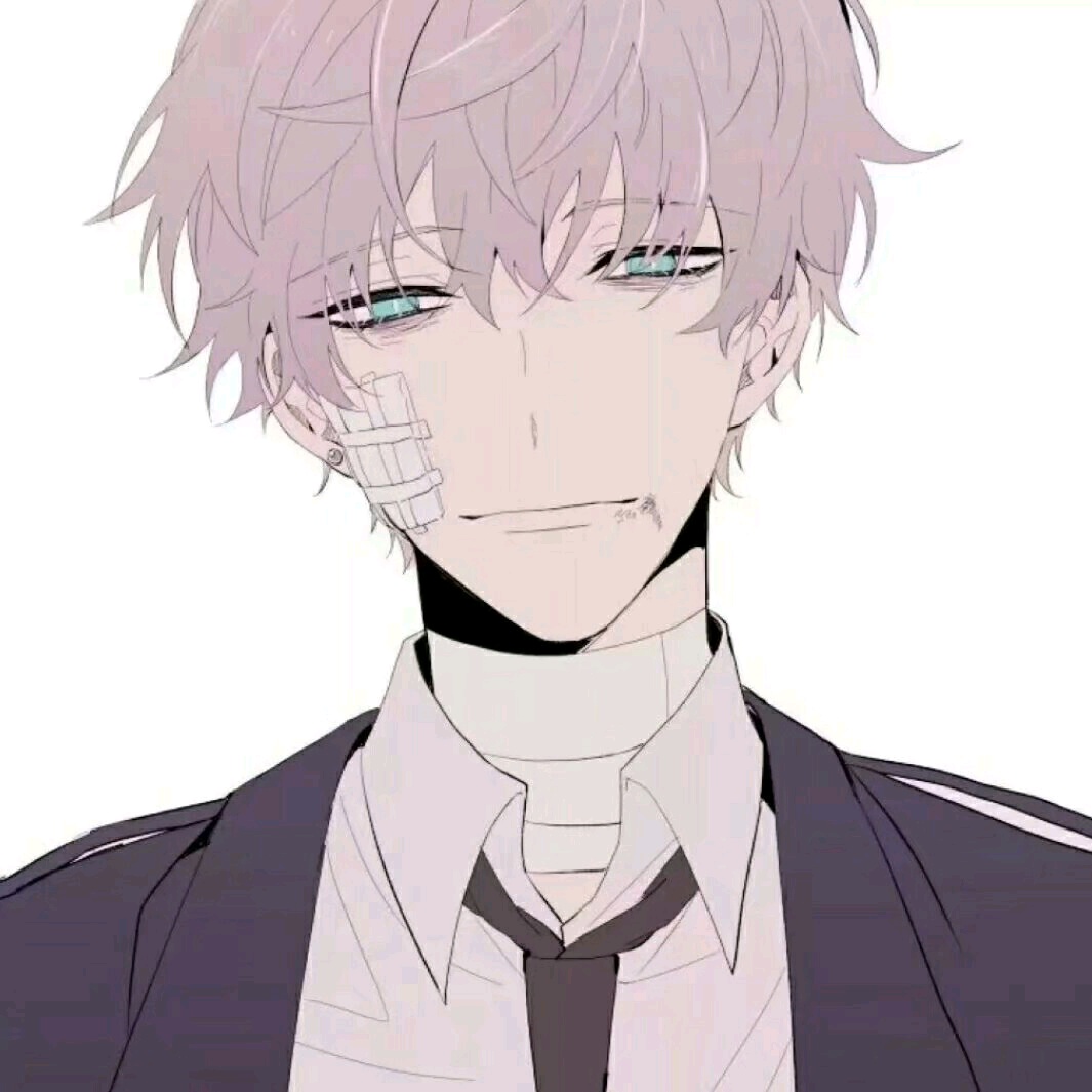 受伤的男生头像