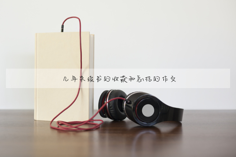 几年来读书的收获和总结的作文