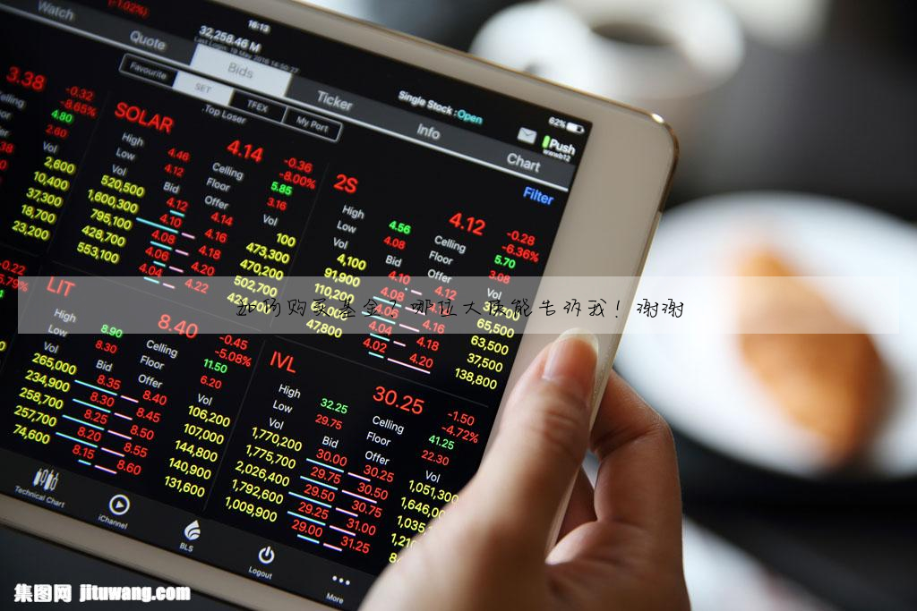 如何购买基金?哪位大侠能告诉我!谢谢