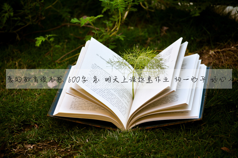 爱的教育读后感 600字 急 明天上课这是作业 初一水平 好心人