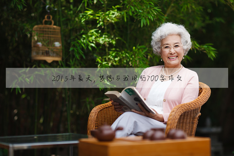2015年夏天,梦想与我同行700字作文