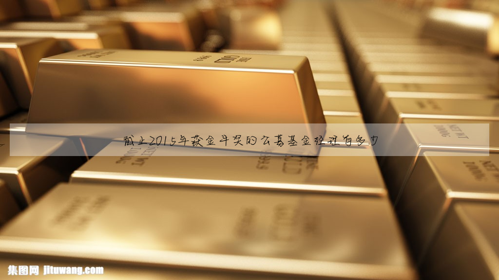 截止2015年獲金牛獎的公募基金經理有多少