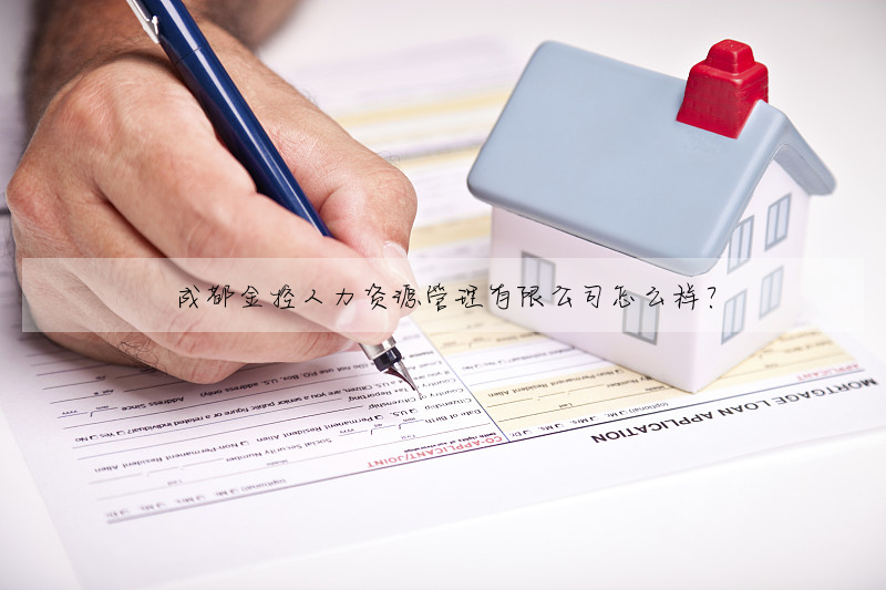 成都金控人力資源管理有限公司怎麼樣?