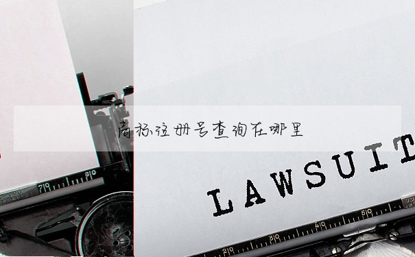 商标注冊号查詢在哪裡