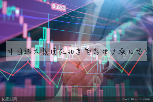中國遠大集團在北京有房地産項目嗎?