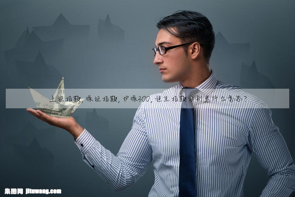 上證指數,深證指數,滬深300,恒生指數分别是什麼意思?