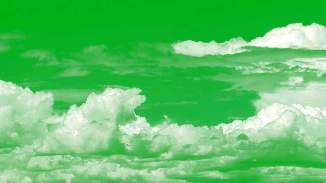 绿幕素材-动画云