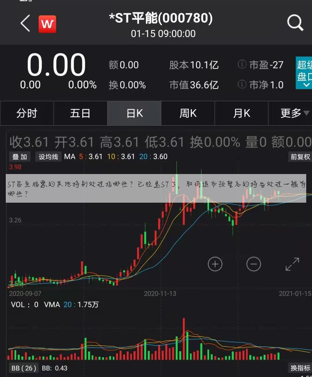 ST昌鱼股票的其他特别处理指哪些?已经是ST了,取消退市预警后的特备处理一般有哪些?