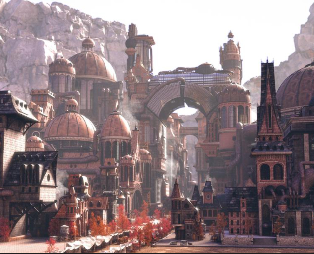 【UE4】蒸汽朋克 KitBash3D – Steampunk