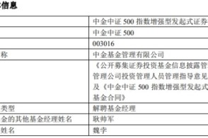 关于中金的新闻