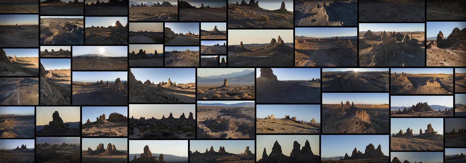 尖石地形 Trona Pinnacles
