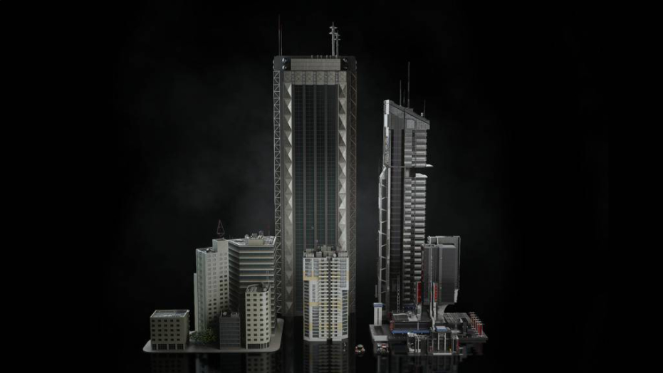 迷你套件：尼奥城 KitBash3D：Neo City buildings kit