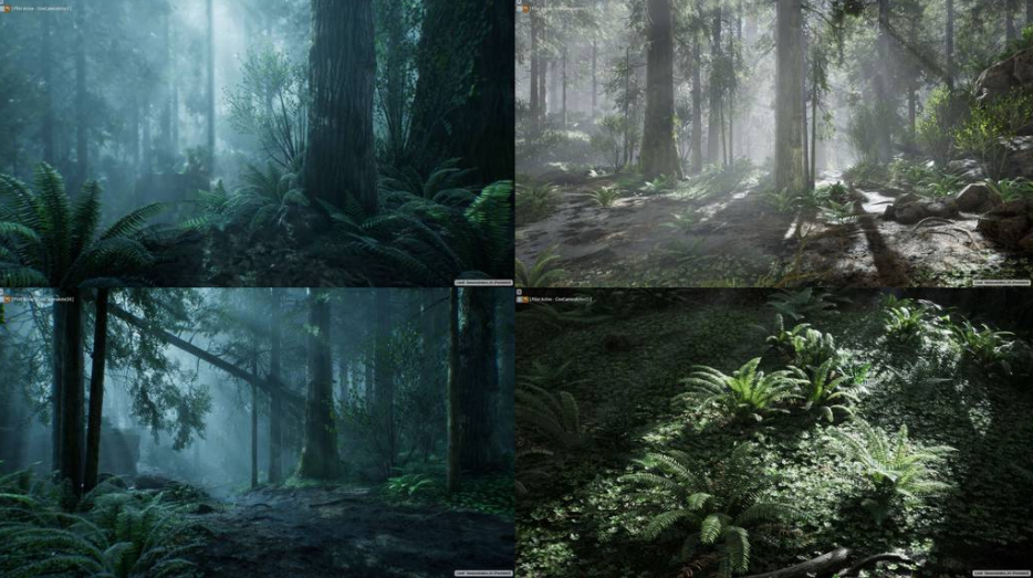森林资产包 Unreal Engine Marketplace – The Forest