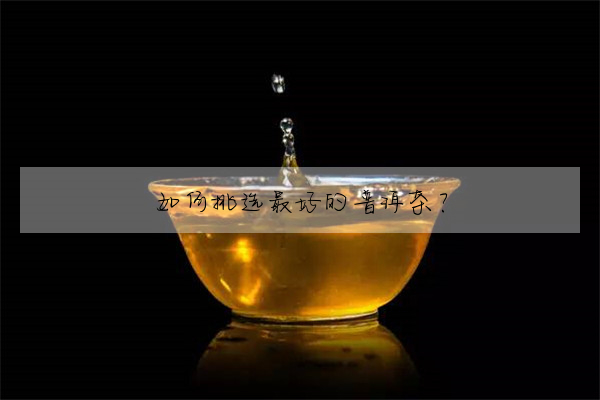 如何挑選最好的普洱茶?